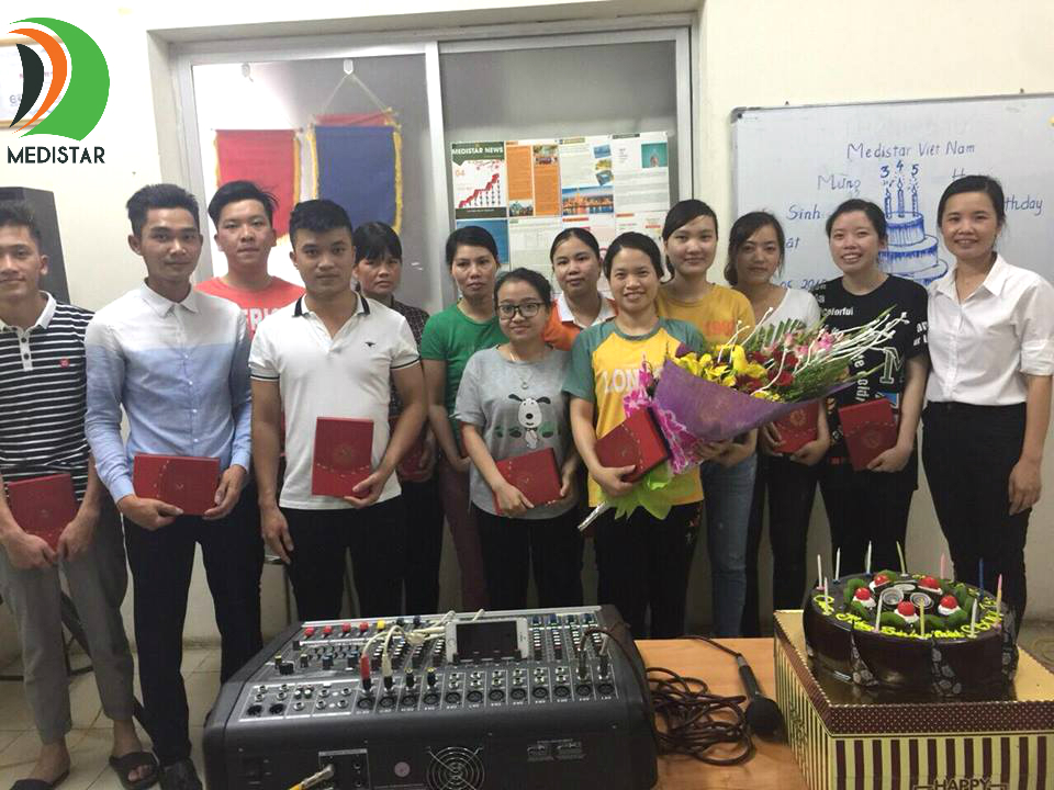 
			Nhà máy thực phẩm chức năng Medistar Việt Nam tổ chức sinh nhật cho cán bộ công nhân viên            
        