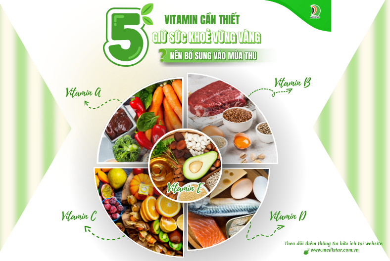 5 vitamin cần thiết giữ sức khỏe vững vàng nên bổ sung vào mùa thu!