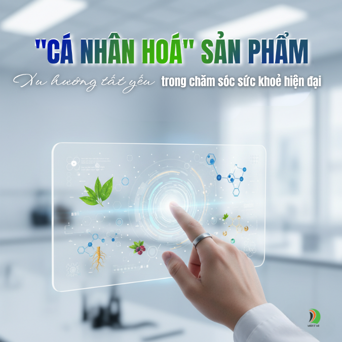 Cá nhân hoá sản phẩm - xu hướng tất yếu trong chăm sóc sức khoẻ hiện đại!
