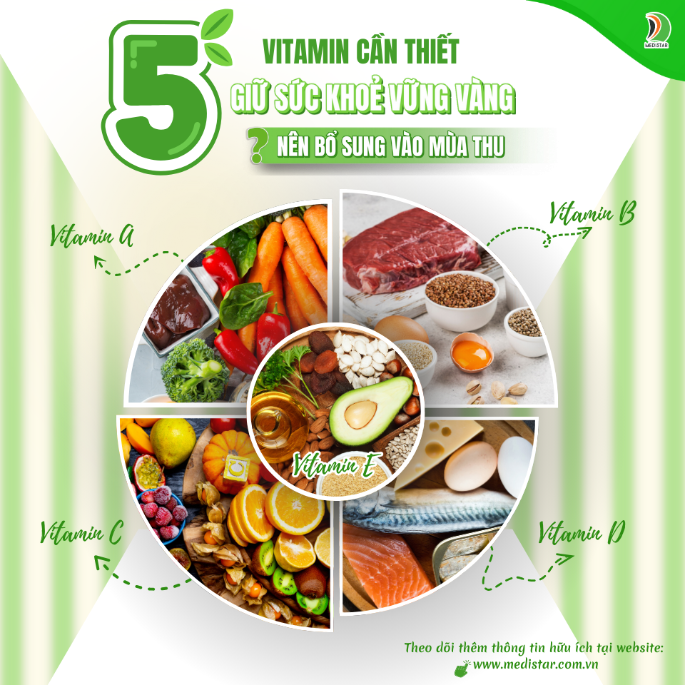 5 vitamin nên bổ sung vào mùa thu