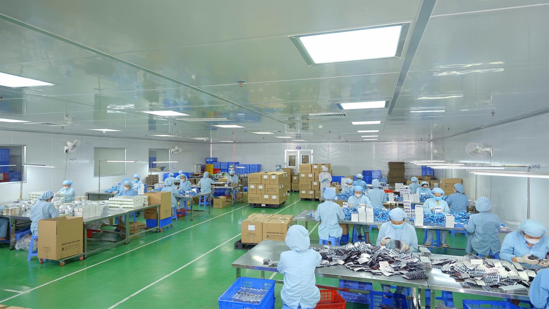 hoàn thiện bao bì cấp 2 tại Medistar Việt Nam