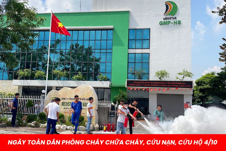 Medistar Việt Nam hưởng ứng ngày toàn dân PCCC, CNCH 2025
