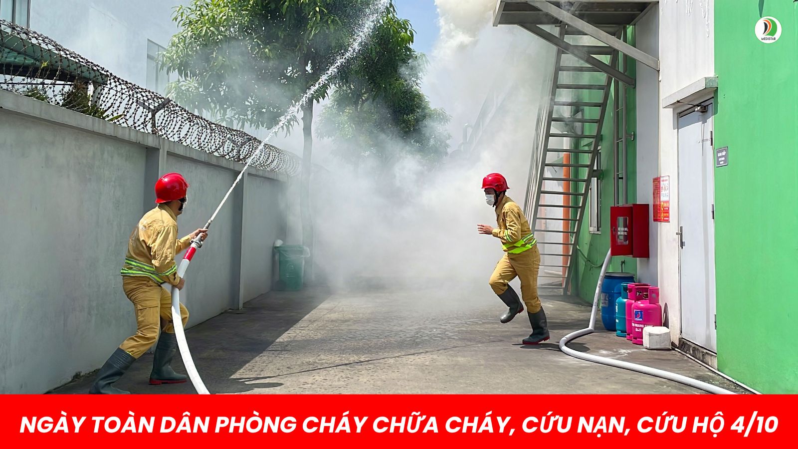 Medistar Việt Nam hưởng ứng ngày toàn dân PCCC, CNCH 2025