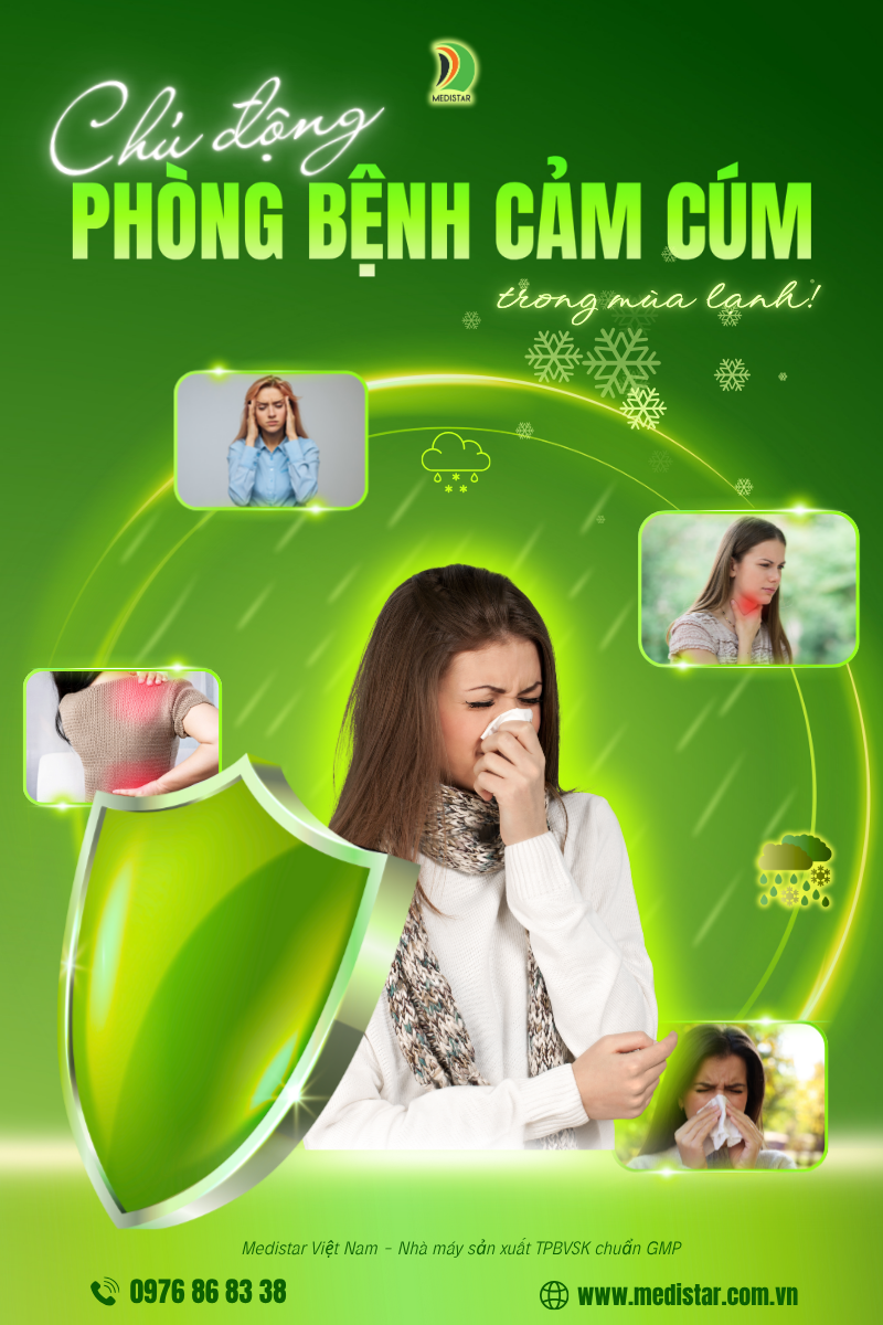 phòng cảm cúm mùa lạnh
