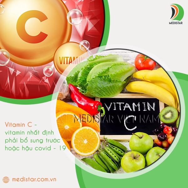 vitamin C phục hồi cơ thể hậu covid - 19
