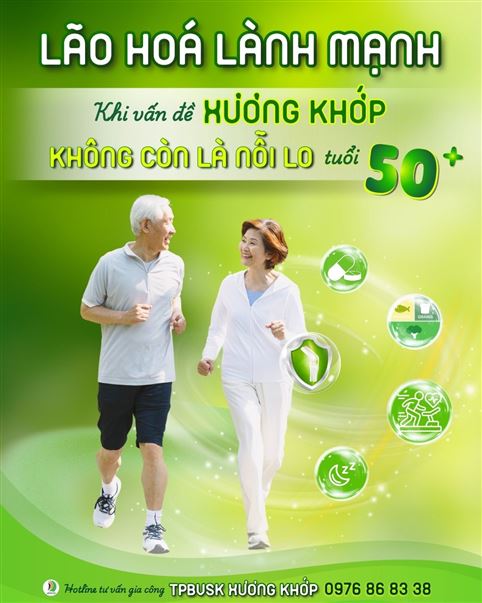 Lão hoá lành mạnh - khi vấn đề xương khớp không còn là nỗi lo tuổi 50+